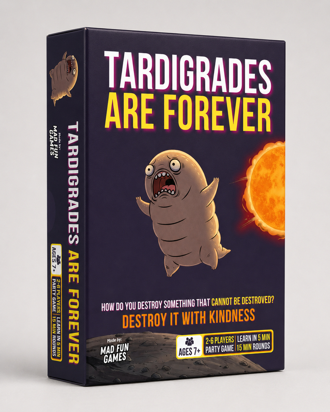 Tardigrades Are Forever card game artwork